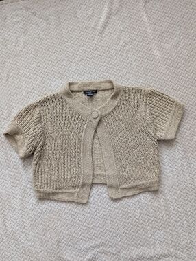 Vintage Y2k August Silk Button Front Cardigan